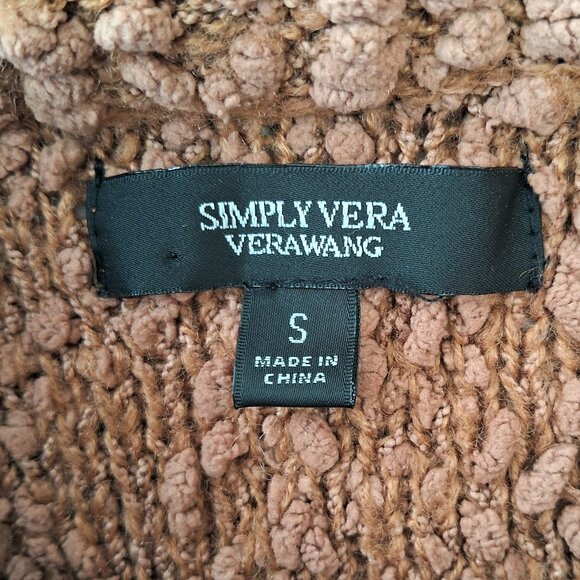 Simply Vera Wang Short Sleeve Chunky Knit Top - Picture 4 of 10